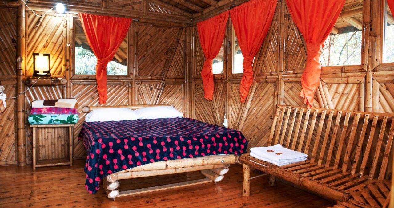 Adriana's Bambu-Lodge Guatape Bagian luar foto