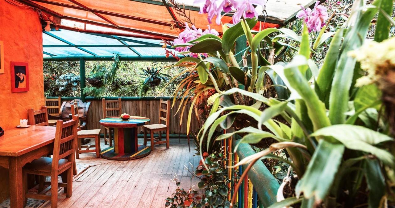 Adriana's Bambu-Lodge Guatape Bagian luar foto