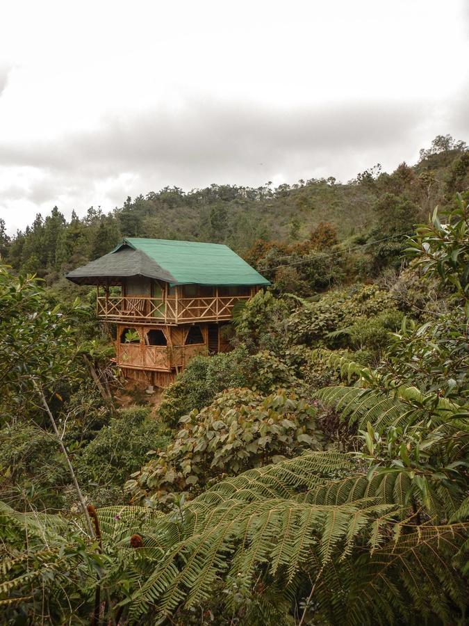 Adriana's Bambu-Lodge Guatape Bagian luar foto